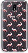 Case Company® - Samsung Galaxy J5 (2017) hoesje - Flamingo - Soft Cover Telefoonhoesje - Bescherming aan alle Kanten en Schermrand