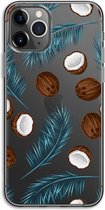 Case Company® - iPhone 11 Pro hoesje - Kokosnoot - Soft Cover Telefoonhoesje - Bescherming aan alle Kanten en Schermrand