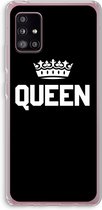 Case Company® - Samsung Galaxy A51 5G hoesje - Queen zwart - Soft Cover Telefoonhoesje - Bescherming aan alle Kanten en Schermrand