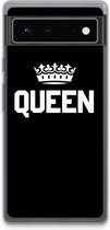 Case Company® - Google Pixel 6 hoesje - Queen zwart - Soft Cover Telefoonhoesje - Bescherming aan alle Kanten en Schermrand