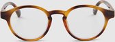 Gemaakt Van Gerecycled Plastic - Five2One-Eyewear Puffin - Leesbril - Computerbril - +3.5 - Dames / Heren - Hout Turtle
