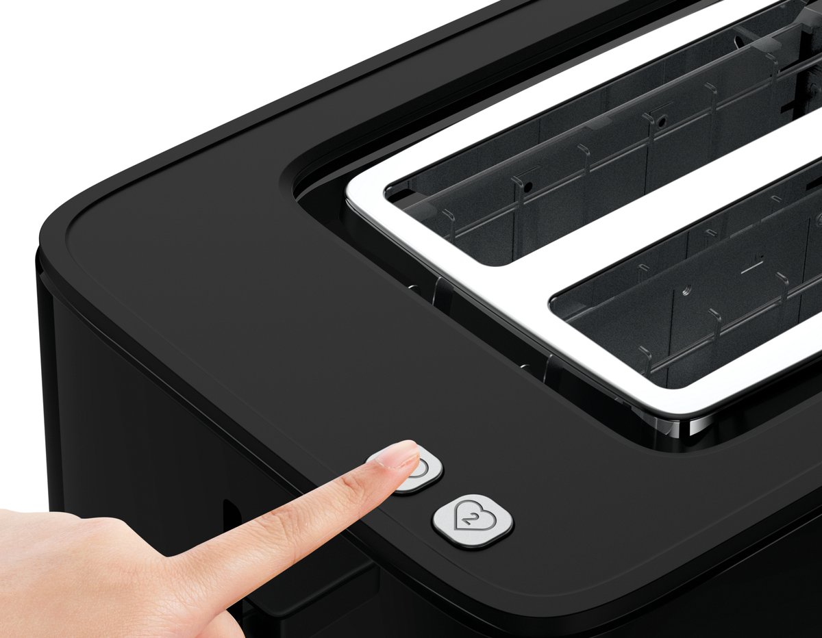Tefal Smart & Light TT6408 Broodrooster - 7 Bruiningsniveaus - LED Display - Voor Brede Sneetjes thumbnail 6