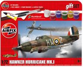 1:72 Airfix 55111A Hawker Hurricane Mk1 - Petit kit de démarrage Set plastique