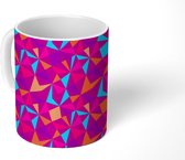 Mok - Koffiemok - Mozaïek - Design - Geometrie - Mokken - 350 ML - Beker - Koffiemokken - Theemok