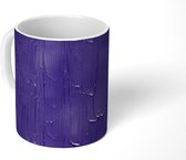 Mok - Patronen - Verf - Paars - Mokken - 350 ML - Beker - Uitdeelcadeautjes