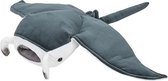 Pluche grijze mantarog knuffel 53 cm - Mantaroggen zeedieren knuffels - Speelgoed voor kinderen