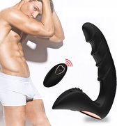 TipsToys Buttplug Vibrator Prostaat - Stimulatie Pspot Anaal Massage - Sex Toys voor Mannen Zwart