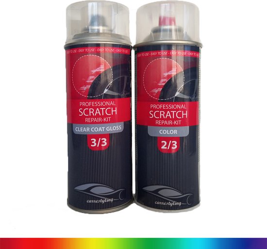 Autolak + Blanke lak Spuitbus ROLLS ROYCE Kleurcode W13 - 150ml - Red Velvet Sparkle Metallic - 150ml