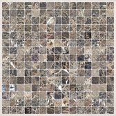 tegelstickers Decor Tiles Marble 30x30cm PVC grijs