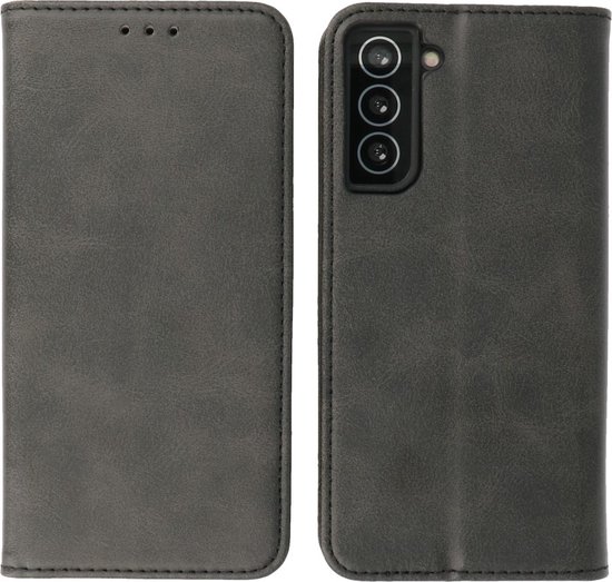 Étui pour Samsung Galaxy S21 - Étui à rabat magnétique - Étuis portefeuille pour téléphone - Zwart