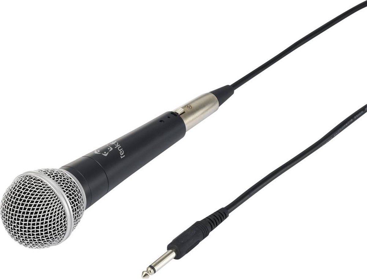 Renkforce PM58B Hand Zangmicrofoon Zendmethode: Kabelgebonden Incl. kabel