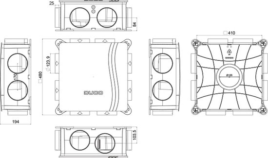 DucoBox Focus 400m3/h