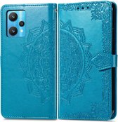 iMoshion Mandala Booktype Realme 9 Pro hoesje - Turquoise