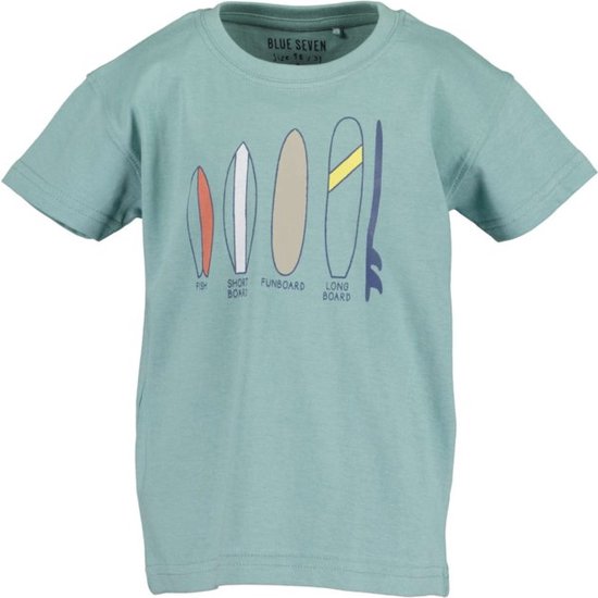 Blue Seven-Kids boys knitted T-shirt- Maat 122