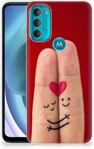GSM Hoesje Motorola Moto G71 5G TPU Bumper Super als Valentijnscadeau Liefde