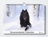 Groenendaeler kalender 35x24 cm | Verjaardagskalender Groenendaeler honden | Verjaardagskalender Volwassenen