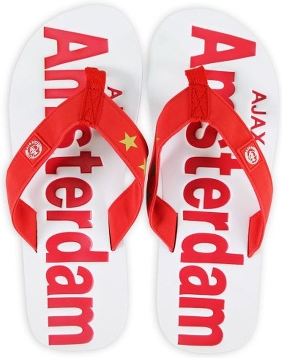 Slippers - Rood/Wit 41-42 | bol.com