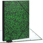 ACROPAQ Tekenmap A2 - 52 x 72 cm, XXL Groot, met Elastieken, Groen