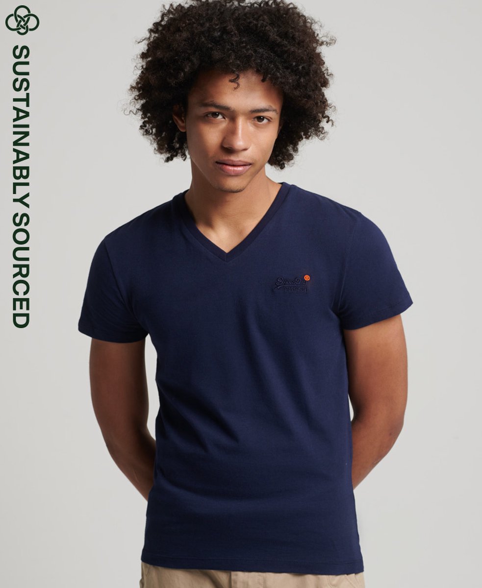 OL CLASSIC VEE TEE NS Rich M1010209A ADQ Blauw