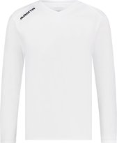 Masita | Sportshirt Heren & Dames - Lange Mouw - Avanti - QuickDry Technologie - WHITE - XL