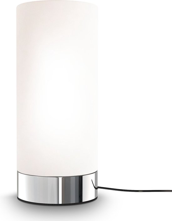 B.K.Licht - Lampe de table - dimmable - touch sensor -  lampe de chevet - pour bureau - IP20 - E14
