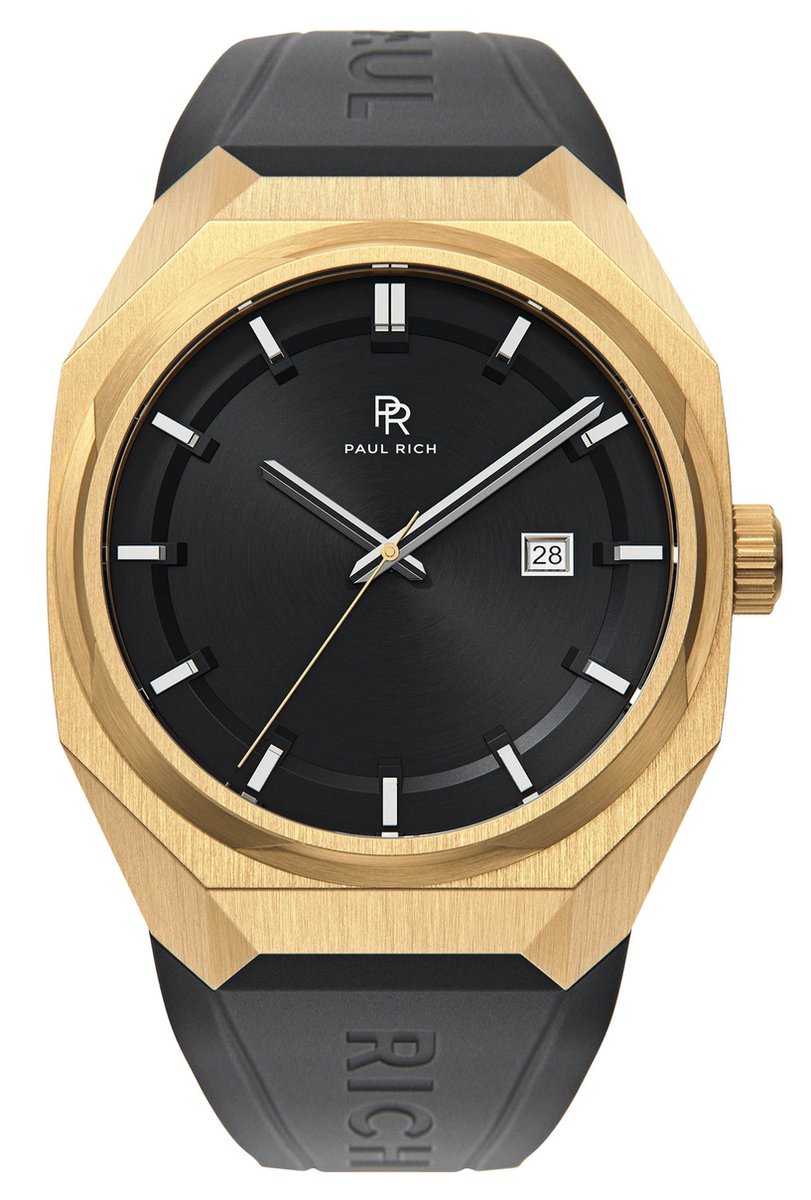 Paul Rich Elements Black Tiger Rubber ELE03R-A automatisch horloge