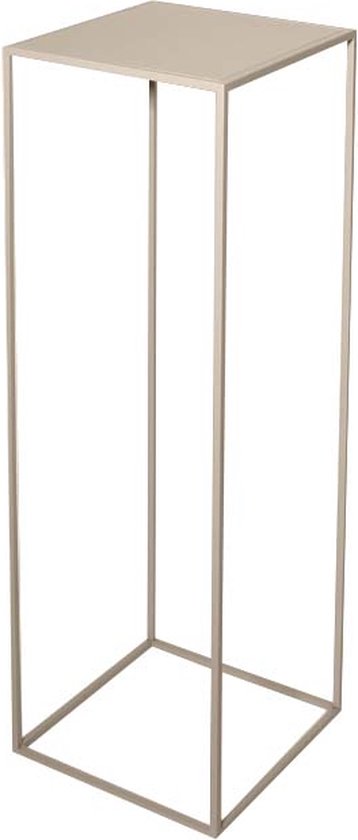 Zuil Quadro Nude - 90cm - Beige - Sokkel - Plantentafel