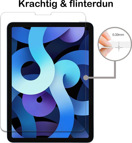 Protecteur d'écran en verre trempé pour iPad Air 2022 - Protecteur d'écran en Glas Tempered Glass pour iPad Air 5 - 3 PACK