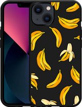 Cazy Hoesje Zwart geschikt voor iPhone 13 - Banana