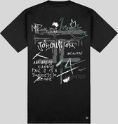 JORCUSTOM Artist Slim Fit T-Shirt - Zwart - Volwassenen - Maat XS