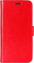 Apple iPhone Xs Hoesje - Mobigear - Wallet Serie - Kunstlederen Bookcase - Rood - Hoesje Geschikt Voor Apple iPhone Xs