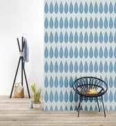 Roomblush - Behang Botanic - Blauw - Vliesbehang - 200cm x 285cm