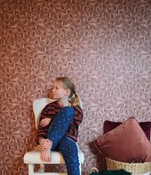 Roomblush - Behang Flora - Roze - Vliesbehang - 200cm x 285cm