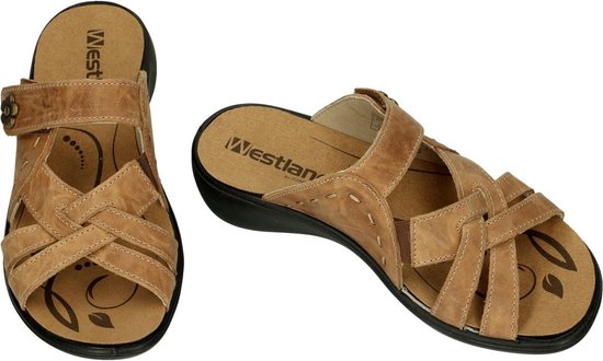 Westland -Dames - bruin - slippers & muiltjes - maat 39