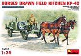 Horses Drawn Field Kitchen Kp-42 - Scale 1/35 - Mini Art - MIT35057