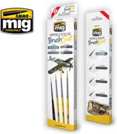 Brushes - Chipping And Detailing Brush Set - Ammo by Mig Jimenez - A.MIG-7603