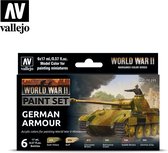 Vallejo val70205 - Model Color - WWII German Armour Set 6 x 17 ml