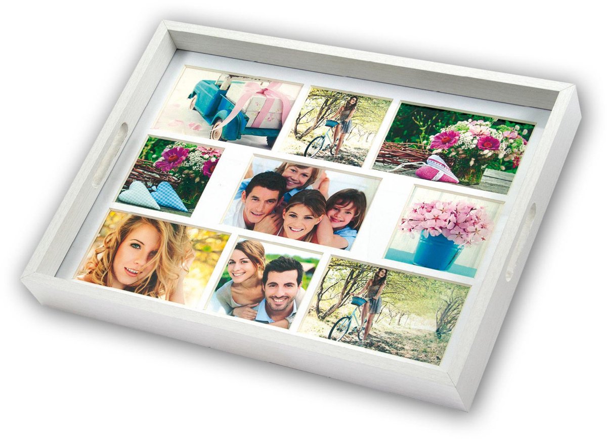 Zep Houten Foto Dienblad Wit - W006
