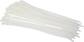 kabelbinders 2,5 x 100 mm wit 100 stuks