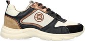 Haboob Gobi Lage sneakers - Leren Sneaker - Dames - Zwart - Maat 41