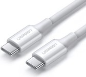 UGREEN USB-C naar USB-C Kabel Voor Opladen en Data 100 Watt 1m Wit