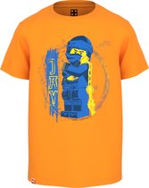 Legowear Jongens Lego Ninjago shortsleeve Tshirt Jay Orange
