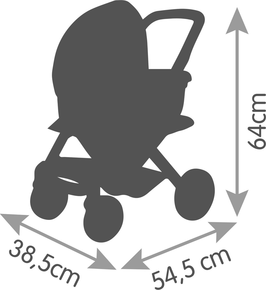 Smoby poussette quinny 3 en 1 pour poupées gris SMOBY