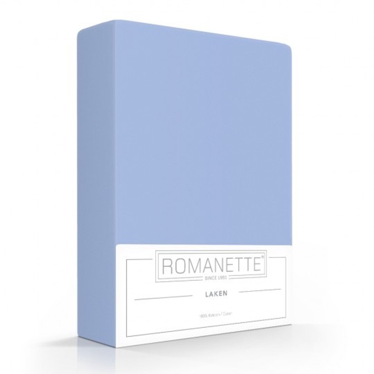 Romanette Laken Katoen Bleu - [Blauw], foto 2