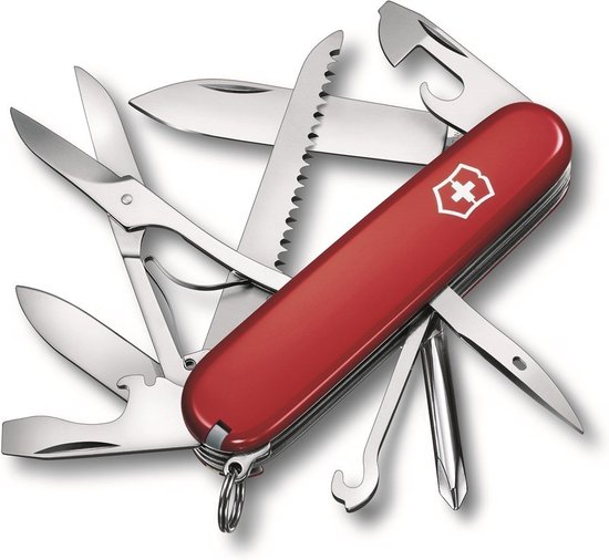 Victorinox Fieldmaster Red Zwitsers Zakmes - 15 Functies - Rood