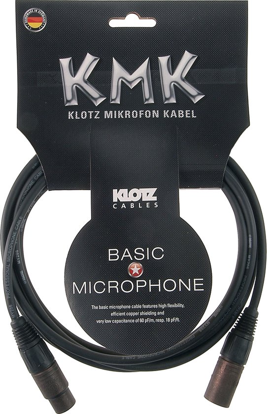 stoom Kinderrijmpjes ik klaag Klotz microkabel KMK XLR 15m M1FM1K1500, Neutrik - Microfoonkabel | bol.com