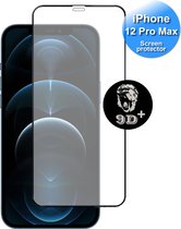 MDblue® - Screenprotector geschikt voor iPhone 12 Pro Max - Premium 9D Screen Protector - Transparant 9H Gehard Glas Screenprotector