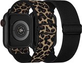 2 Stuks | Loop horlogebanden | Compatibel met Apple Watch 42 mm - 44 mm - 45mm | Gevlochten Nylon Sportbanden | Verstelbare Vervangingsbanden | Duurzaam, Licht en Sterk | Compatibel met Apple Watch Series 7/6/5/4/3/2/1/SE |Unisex