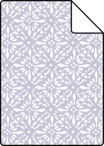 Proefstaal ESTAhome behangpapier oosters motief lila paars - 139424 - 26,5 x 21 cm