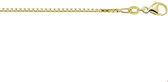 The Jewelry Collection Ketting Venetiaans 1,2 mm - Zilver verguld